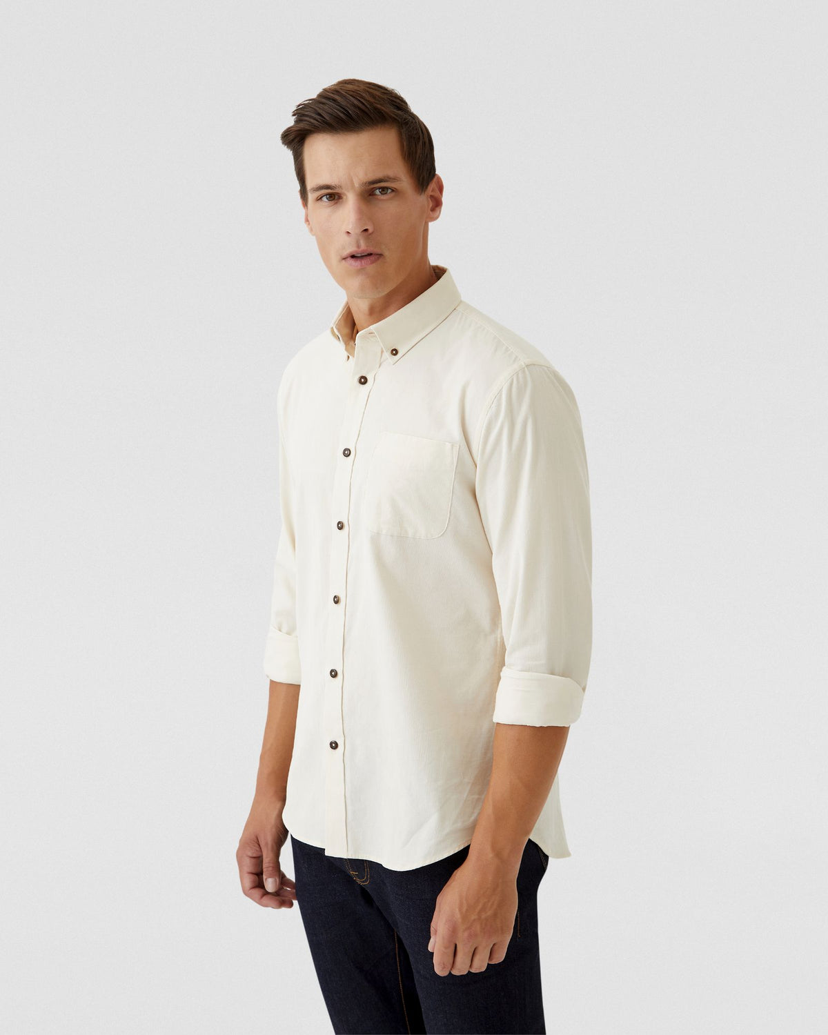 PORTLAND CORDUROY COTTON SHIRT MENS SHIRTS