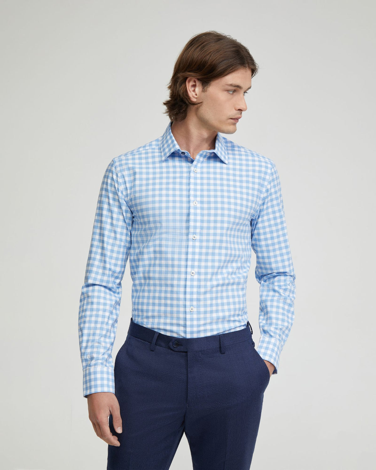 BECKTON CHECKED COTTON SHIRT MENS SHIRTS