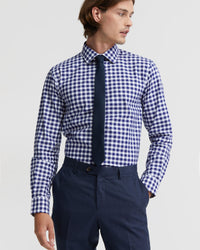 BECKTON CHECKED COTTON SHIRT MENS SHIRTS