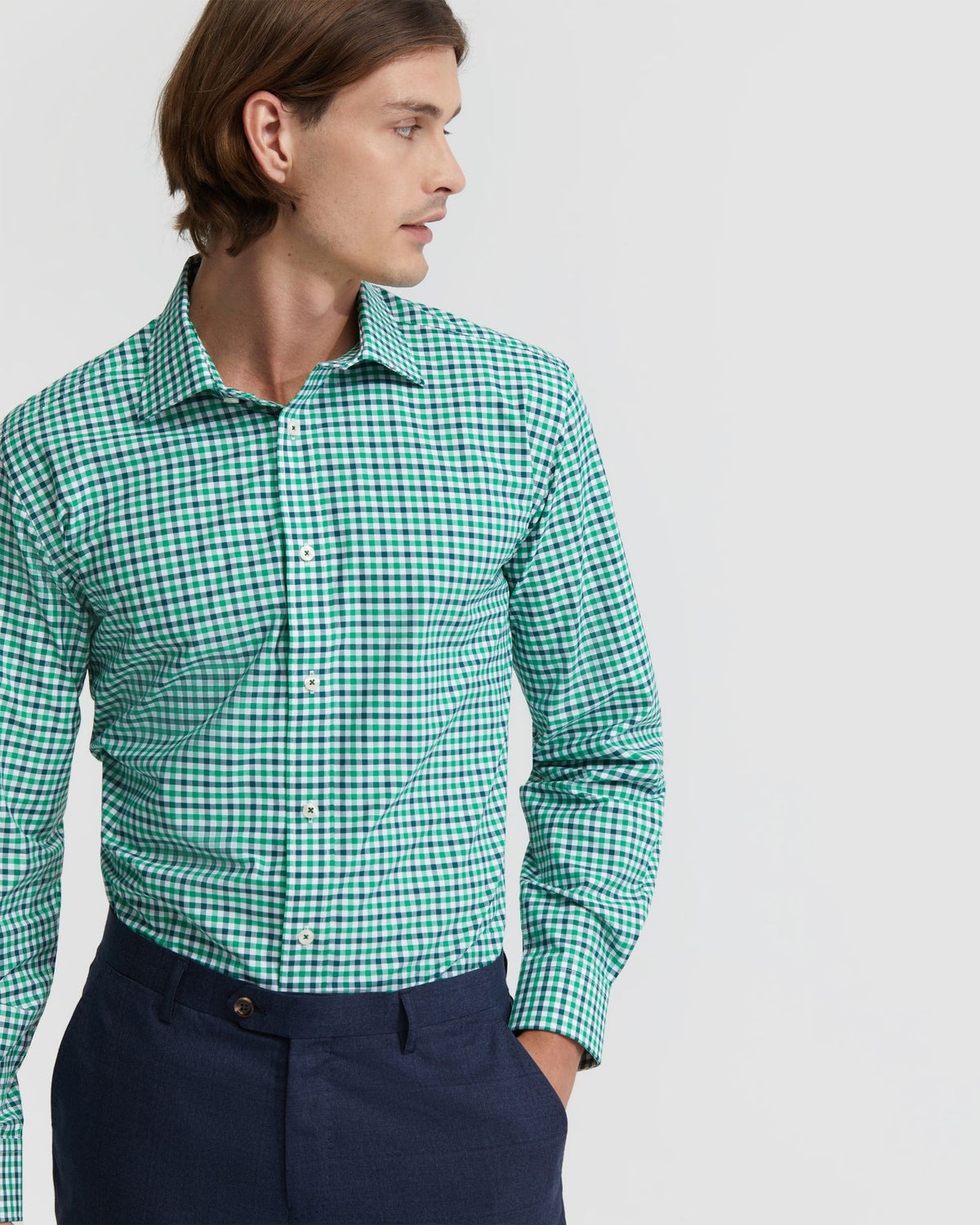 ISLINGTON CHECKED COTTON SHIRT MENS SHIRTS