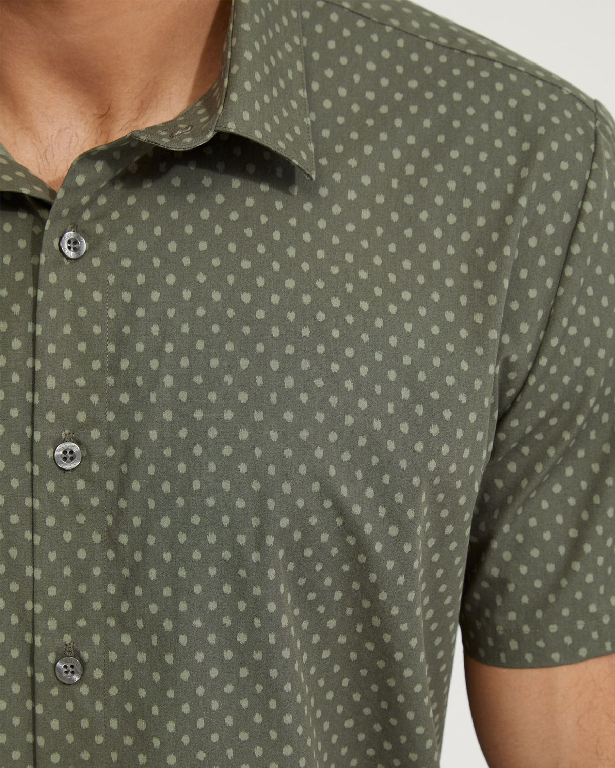 LEYTON PRINTED SHORT SLEEVE SHIRT MENS SHIRTS