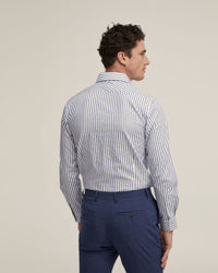 BECKTON STRIPED COTTON SHIRT MENS SHIRTS