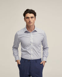 BECKTON STRIPED COTTON SHIRT MENS SHIRTS