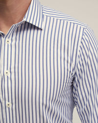 BECKTON STRIPED COTTON SHIRT MENS SHIRTS