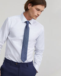 Beckton Cotton Dotted Shirt MENS SHIRTS