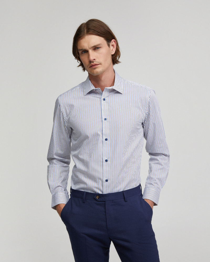 Beckton Cotton Striped Shirt MENS SHIRTS