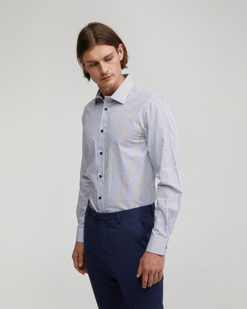 Beckton Cotton Striped Shirt MENS SHIRTS