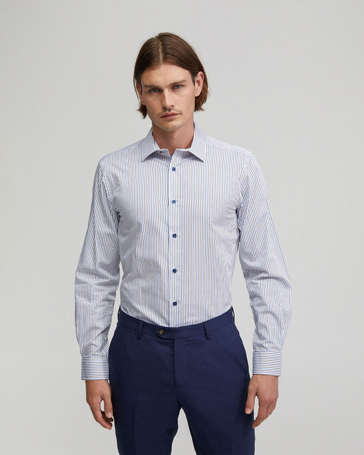 Beckton Cotton Striped Shirt MENS SHIRTS