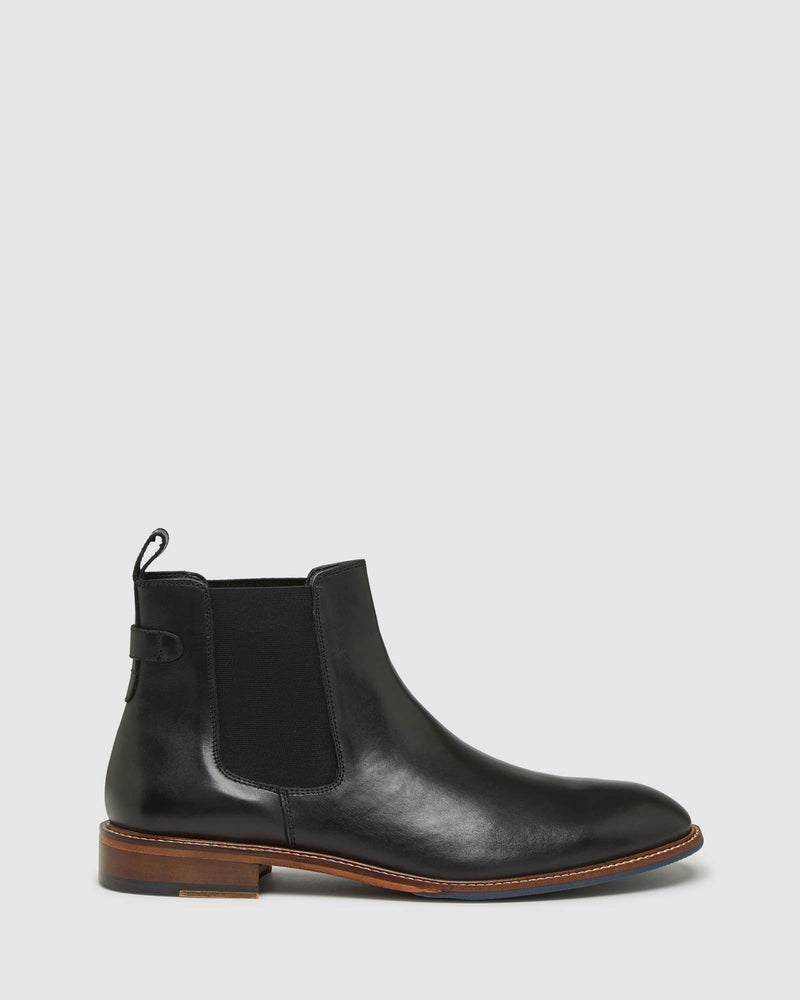 SILAS LEATHER CHELSEA BOOTS