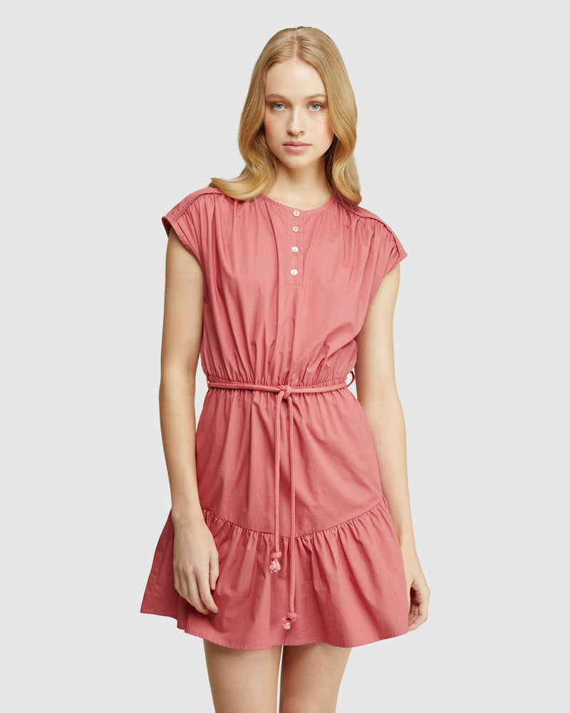 NAHA POPLIN DRESS WOMENS DRESSES