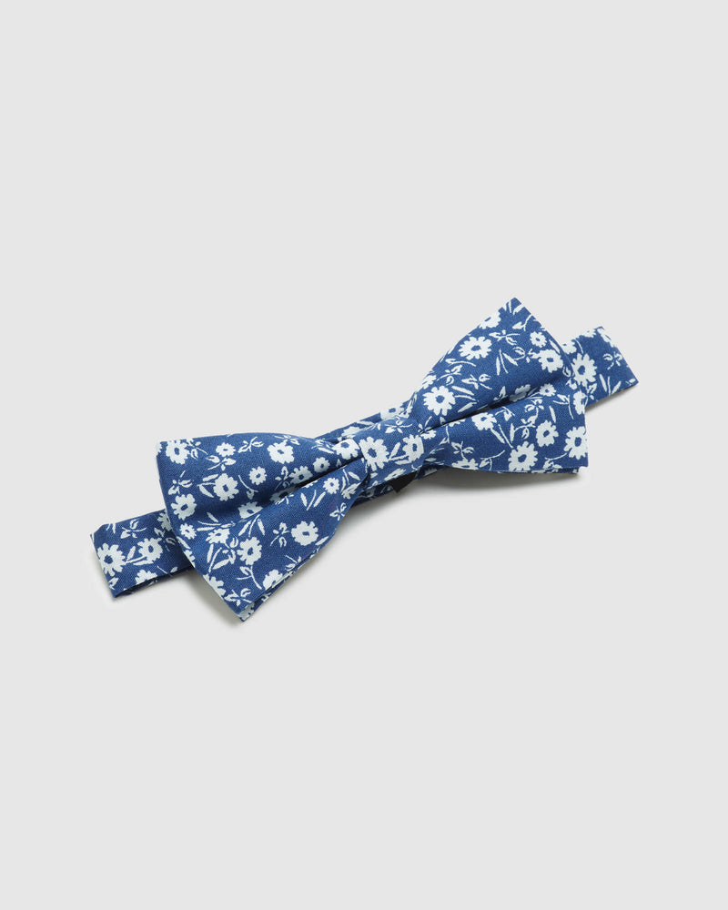 FLORAL COTTON BOW TIE MENS ACCESSORIES