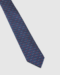 MULTI COLOUR SPOT SILK TIE MENS ACCESSORIES