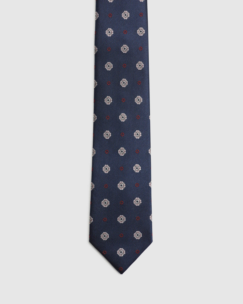 FLOATING FLOWERS SILK TIE MENS ACCESSORIES