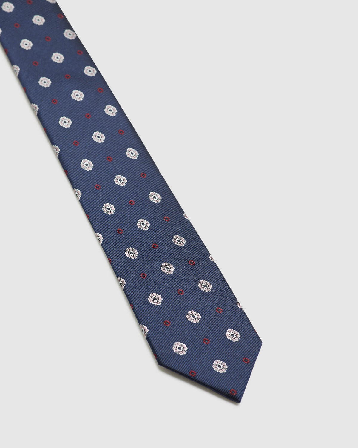 FLOATING FLOWERS SILK TIE MENS ACCESSORIES