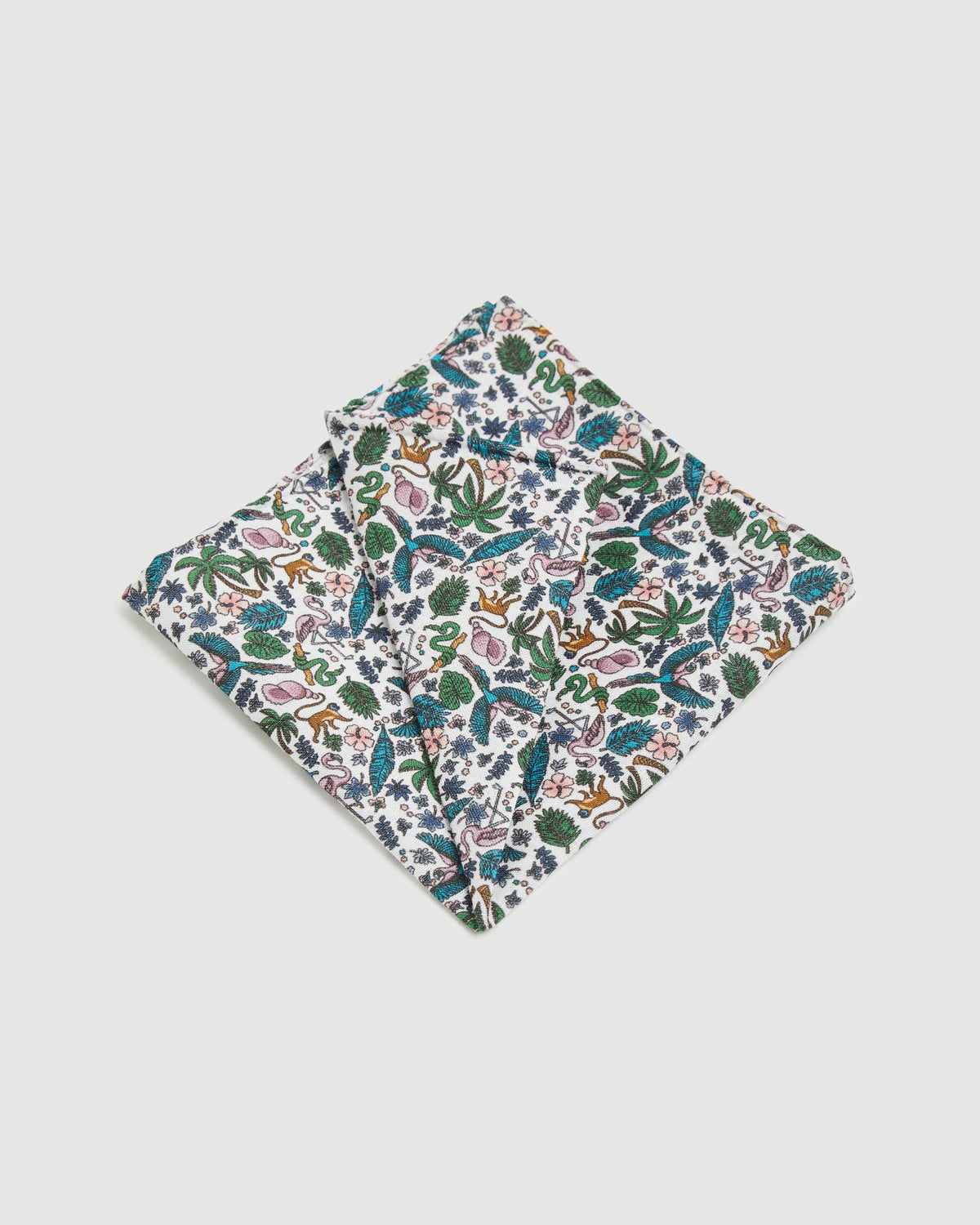 LINEN TROPICAL POCKET SQUARE MENS ACCESSORIES