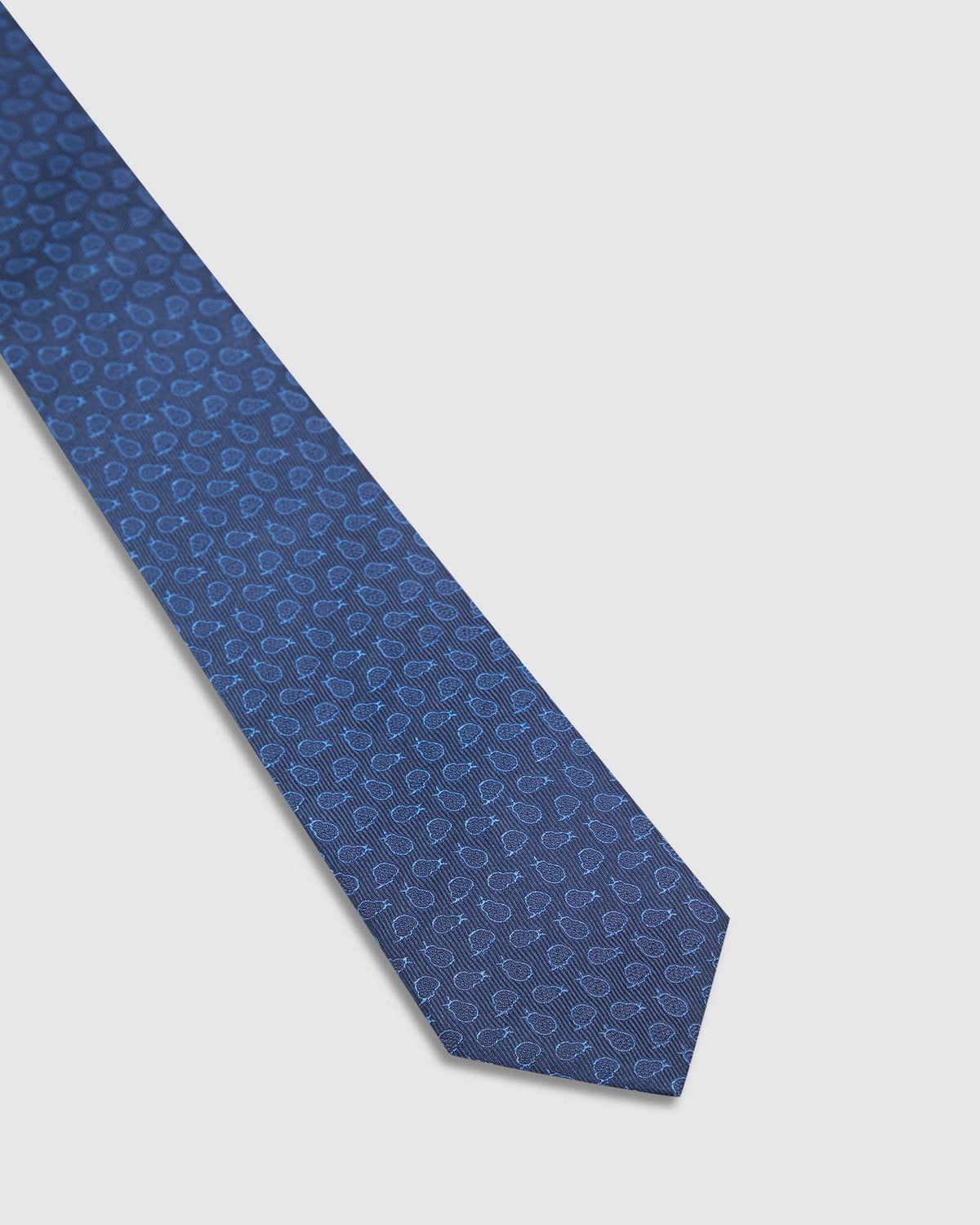 SILK PEAR TIE NAVY