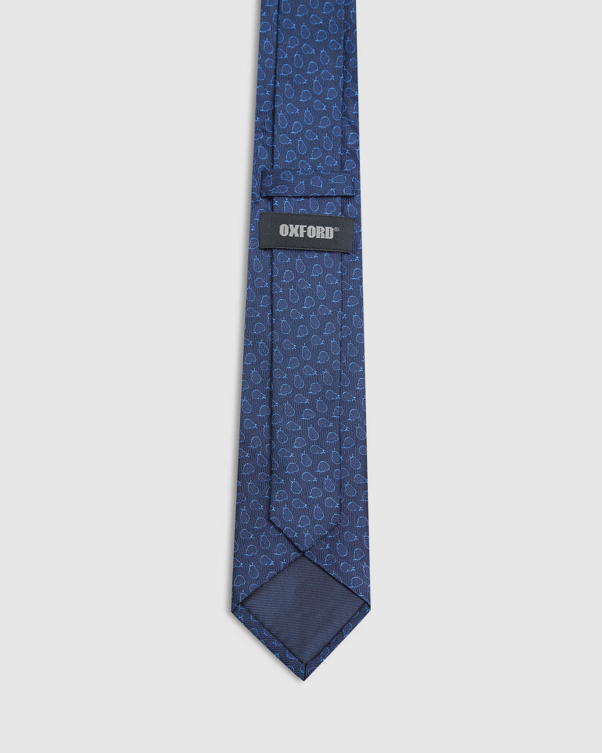 SILK PEAR TIE NAVY