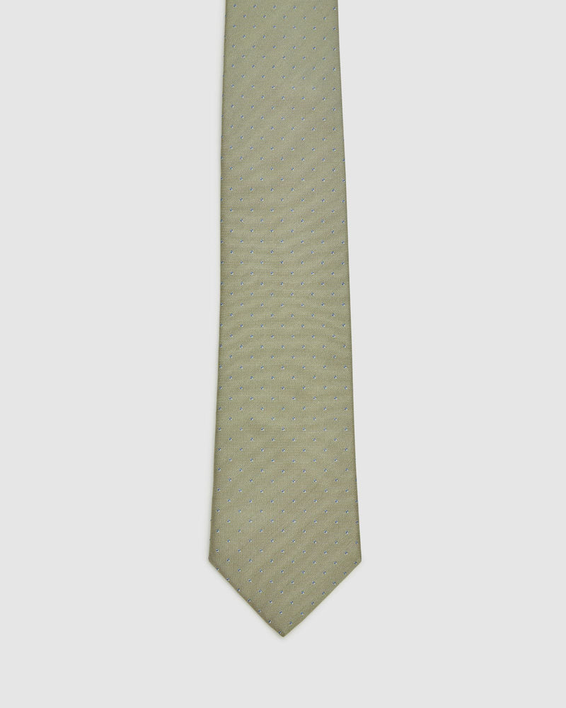 SILK MINI DOT TIE