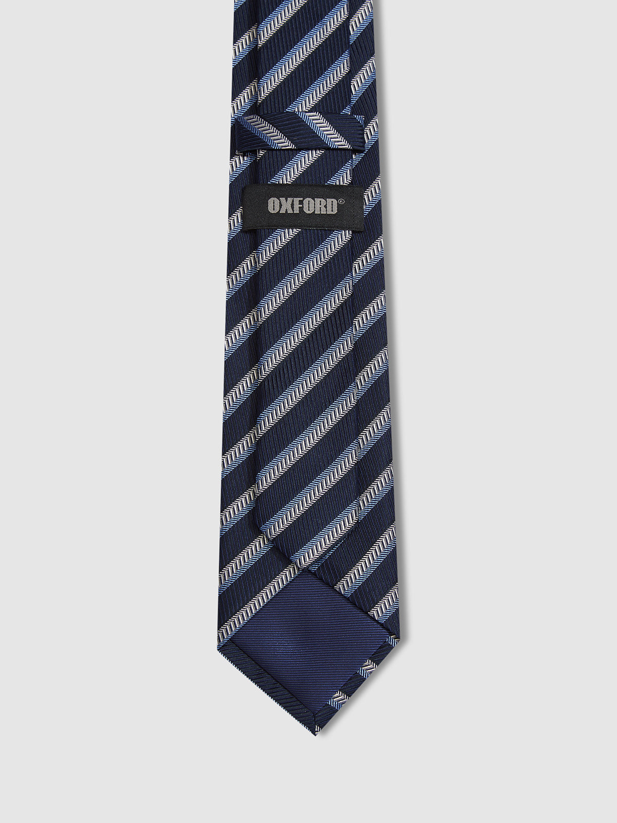 MULTI STRIPE TIE NAVY/BLUE/WHITE