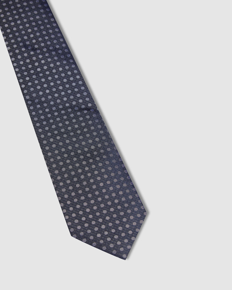 SILK TEXTURE WITH SPOT TIE