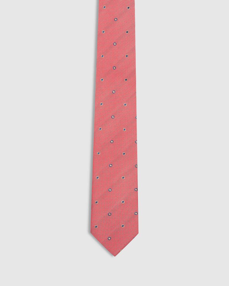 BULLS EYE SILK TIE