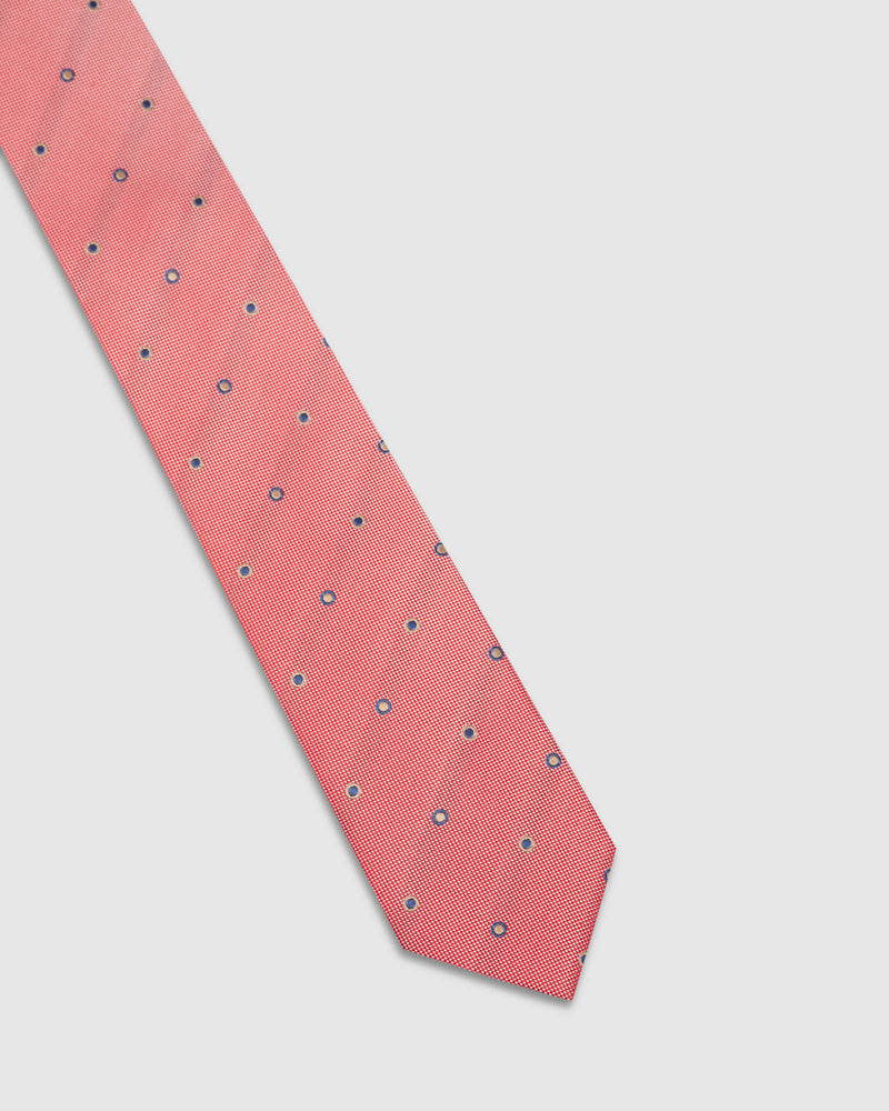 BULLS EYE SILK TIE