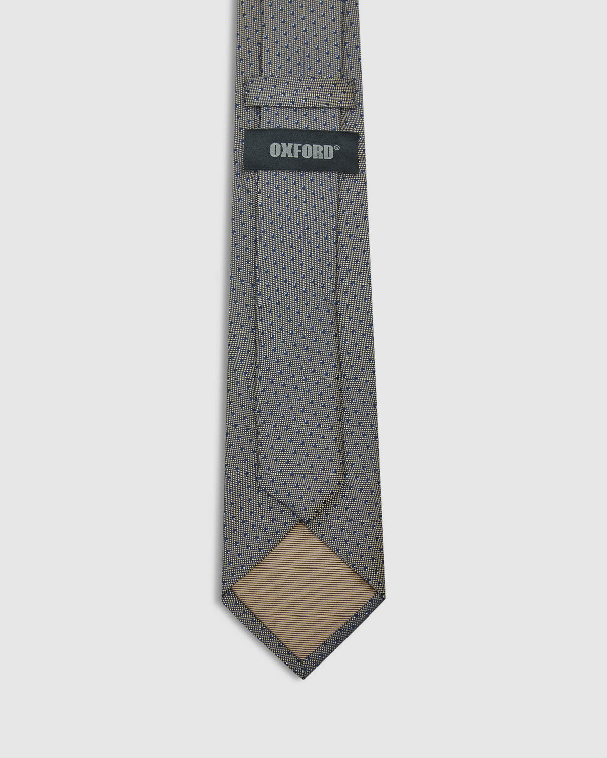 SILK ALBY TIE GOLD/NAVY