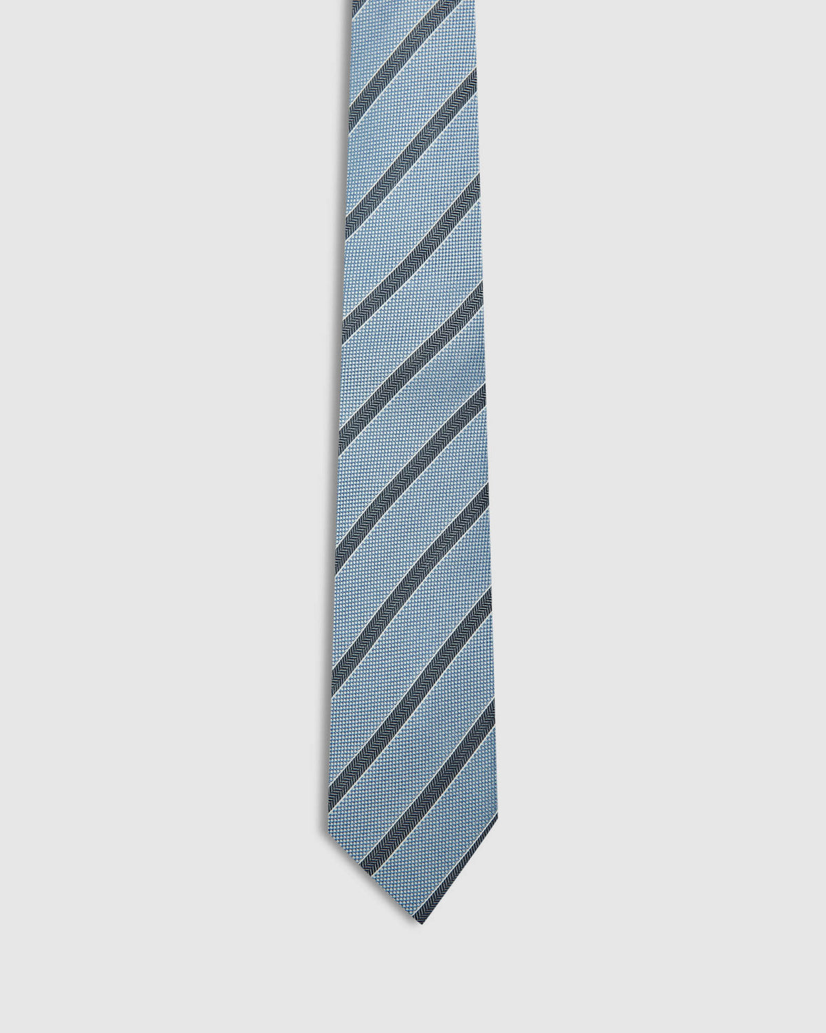 SILK HOPSACK STRIPE TIE