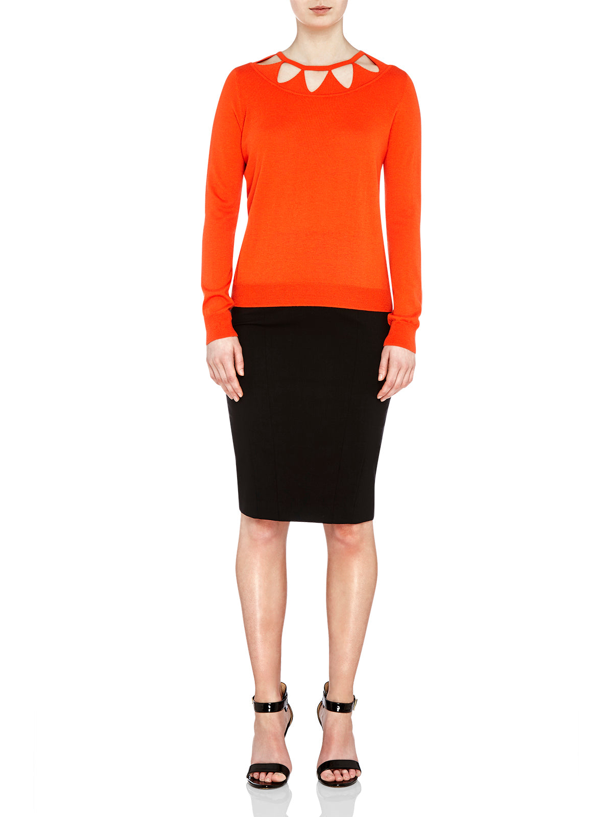 MONROE WOOL STRETCH SUIT SKIRT – Oxford Shop