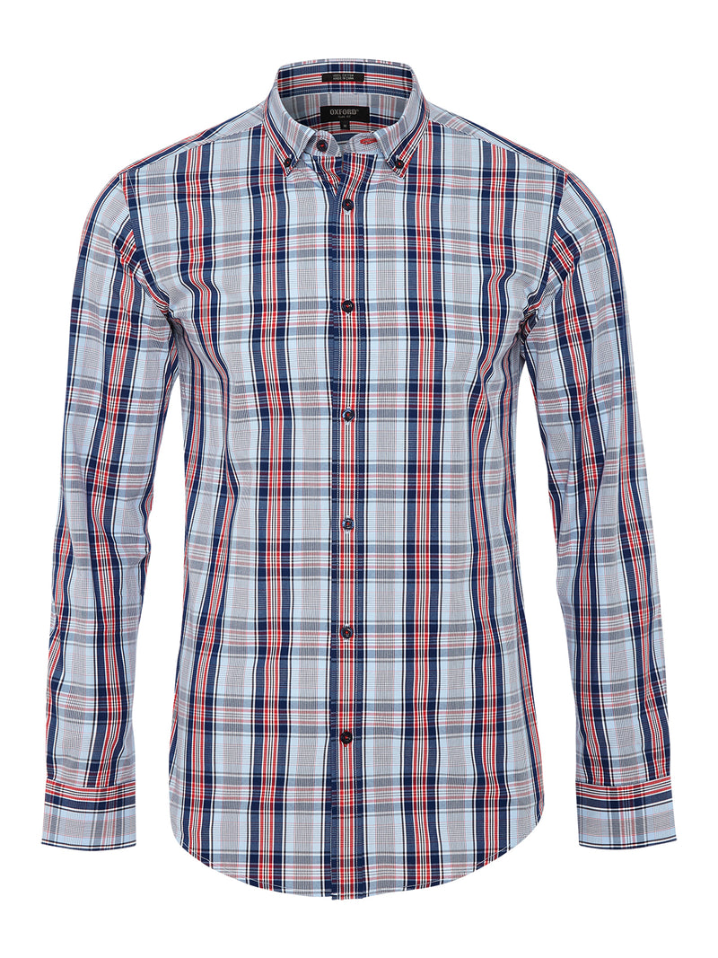 STRATTON BTTN DOWN SHIRT BLU/NVY