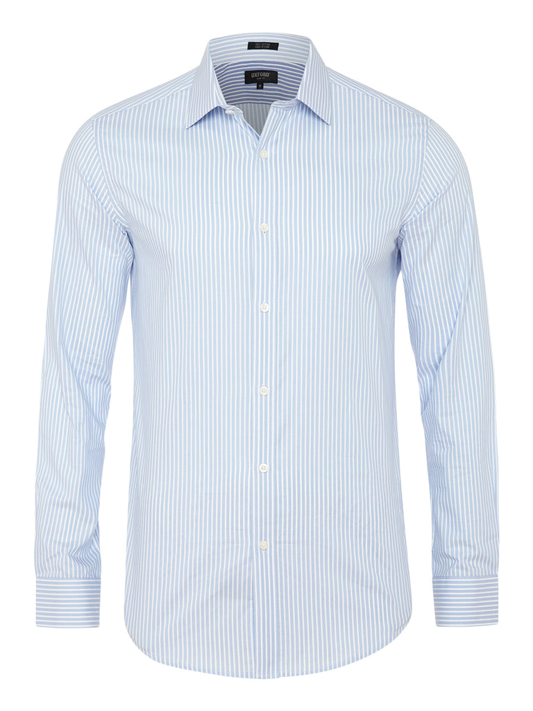 BECKTON STRIPED SHIRT LT – Oxford Shop