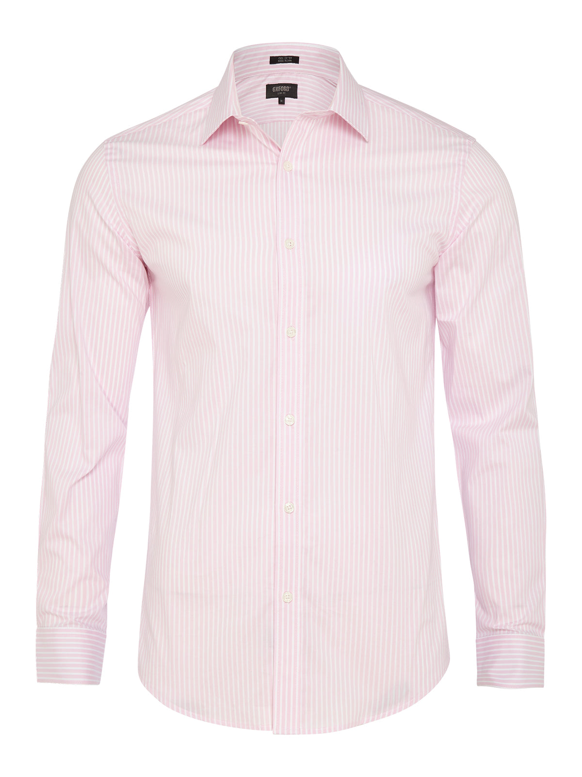 BECKTON STRIPED SHIRT PINK