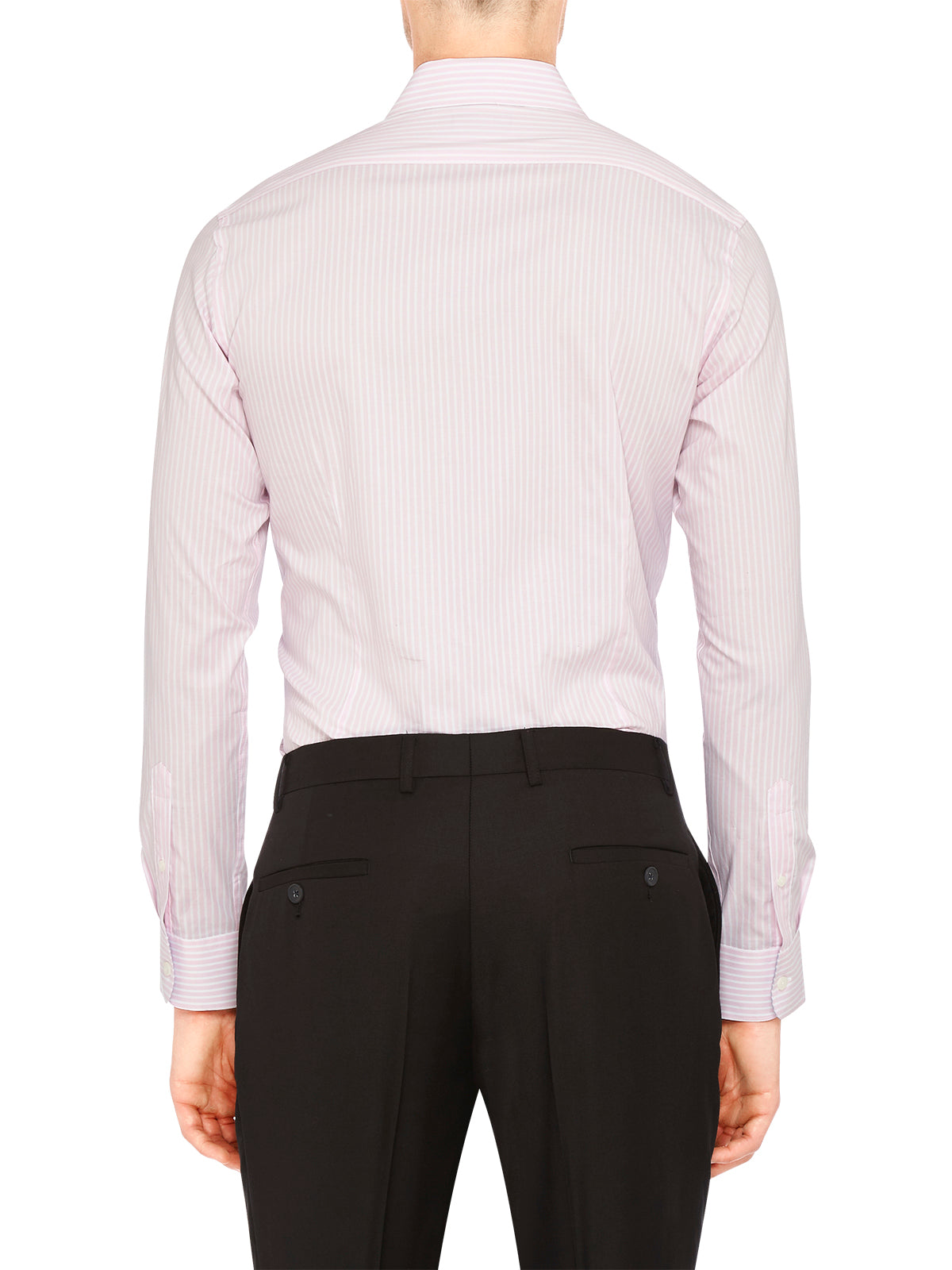 BECKTON STRIPED SHIRT PINK