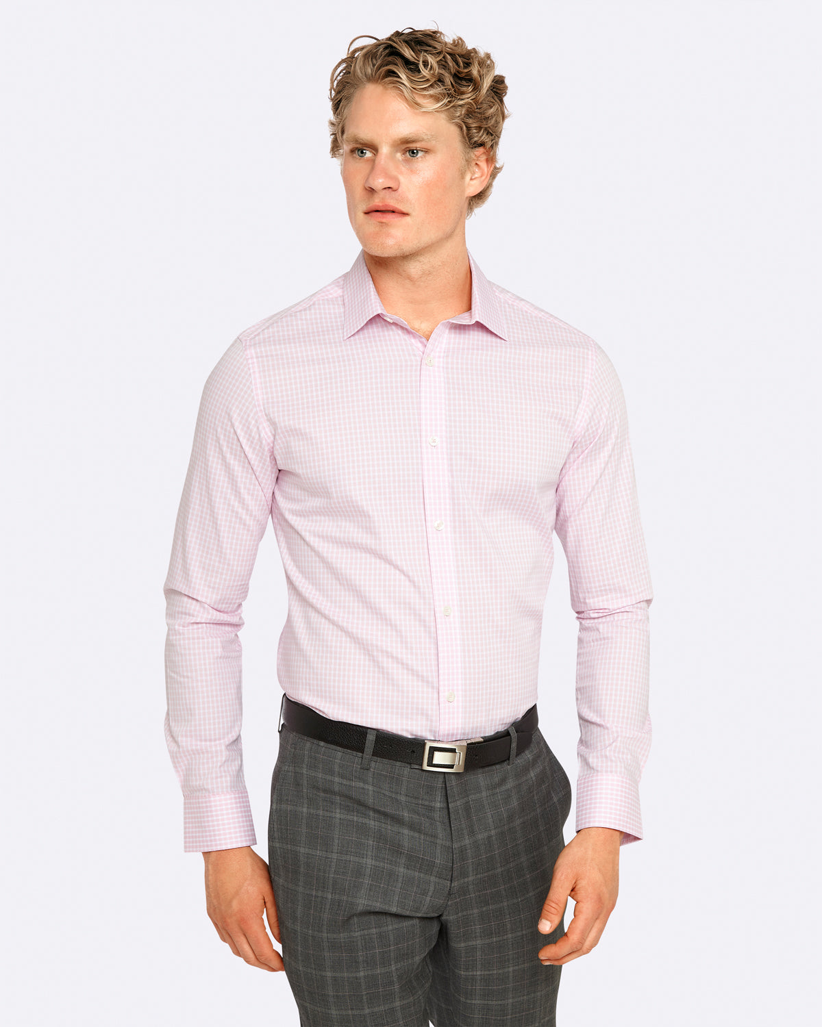 BECKTON CHECKED SHIRT PINK