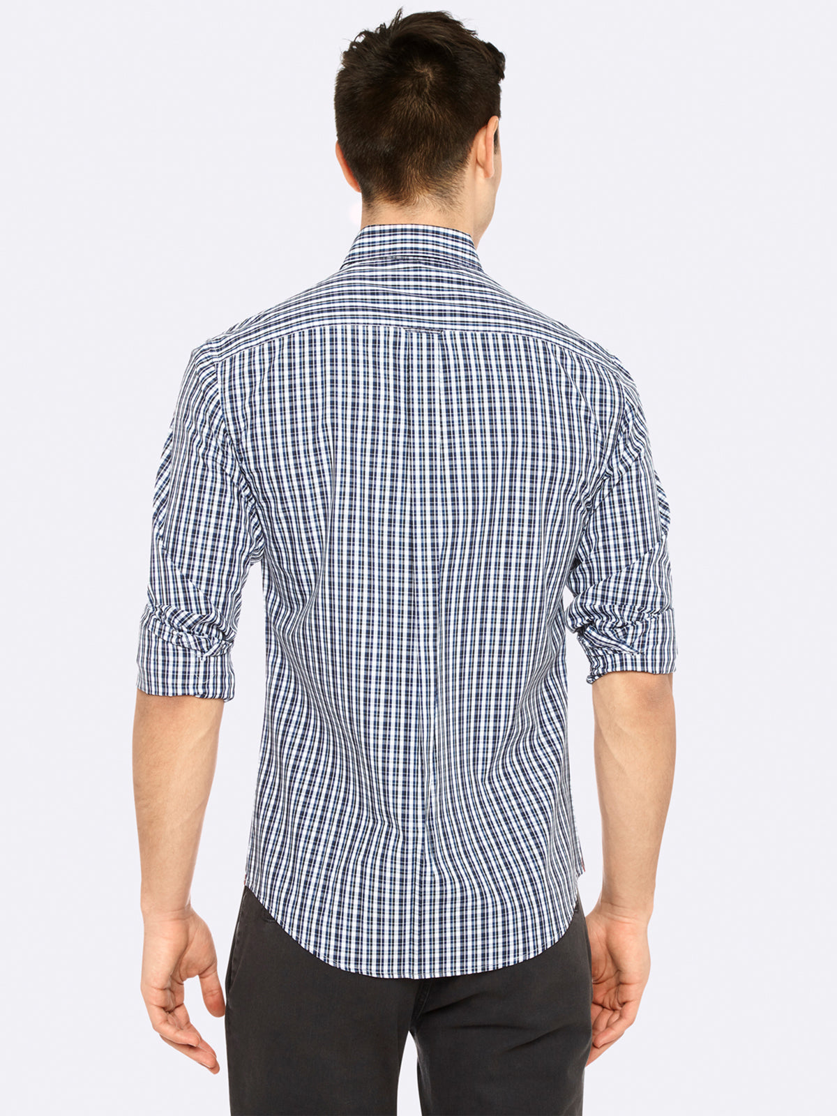 UXBRIDGE CHECK SHIRT MULBERRY