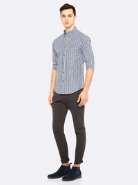 UXBRIDGE CHECK SHIRT MULBERRY