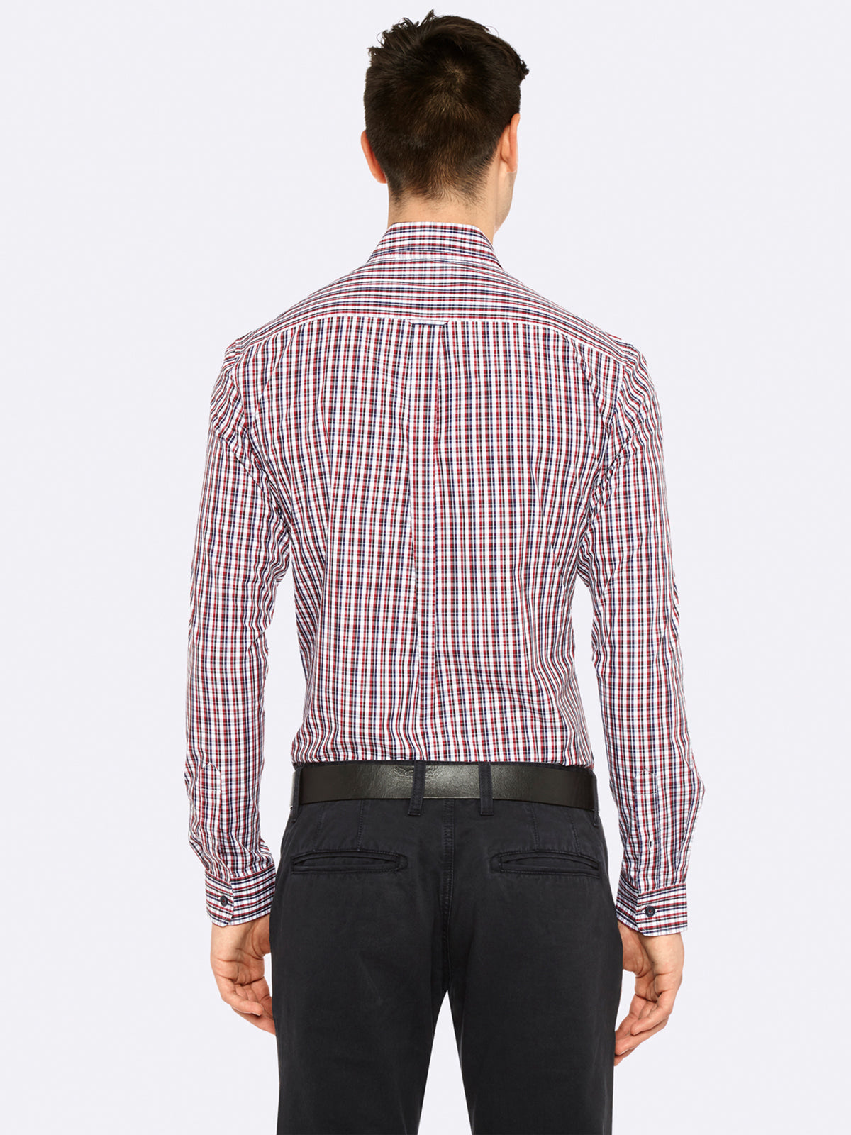 UXBRIDGE CHECK SHIRT MULBERRY