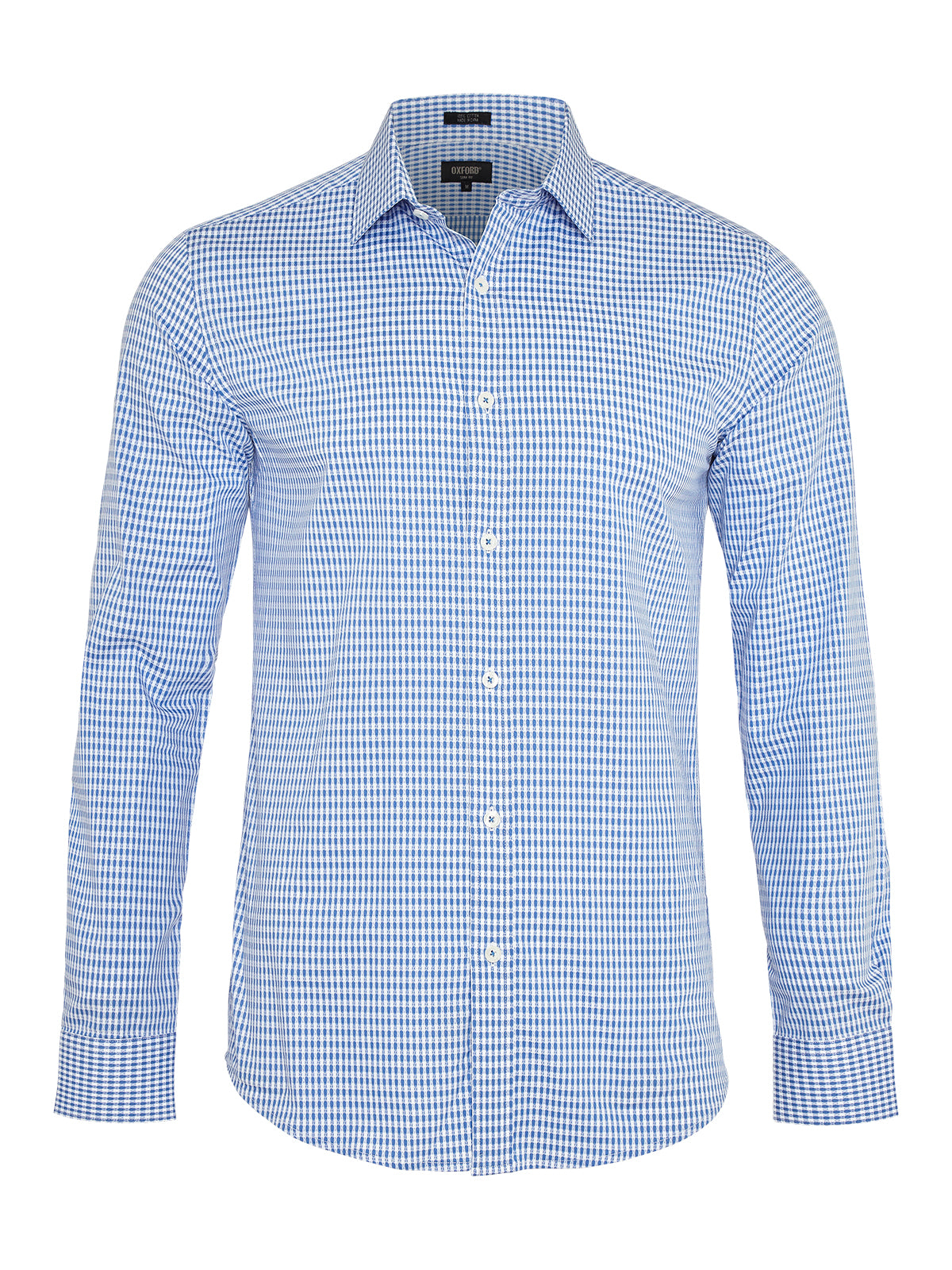 BECKTON CHECKED SHIRT BLUE