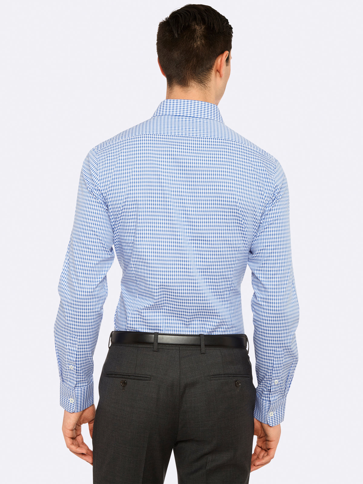 BECKTON CHECKED SHIRT BLUE