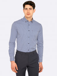 STRATTON CHECKED SHIRT CHARCOALX