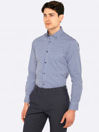 STRATTON CHECKED SHIRT CHARCOALX