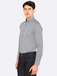 STRATTON CHECKED SHIRT CHARCOALX