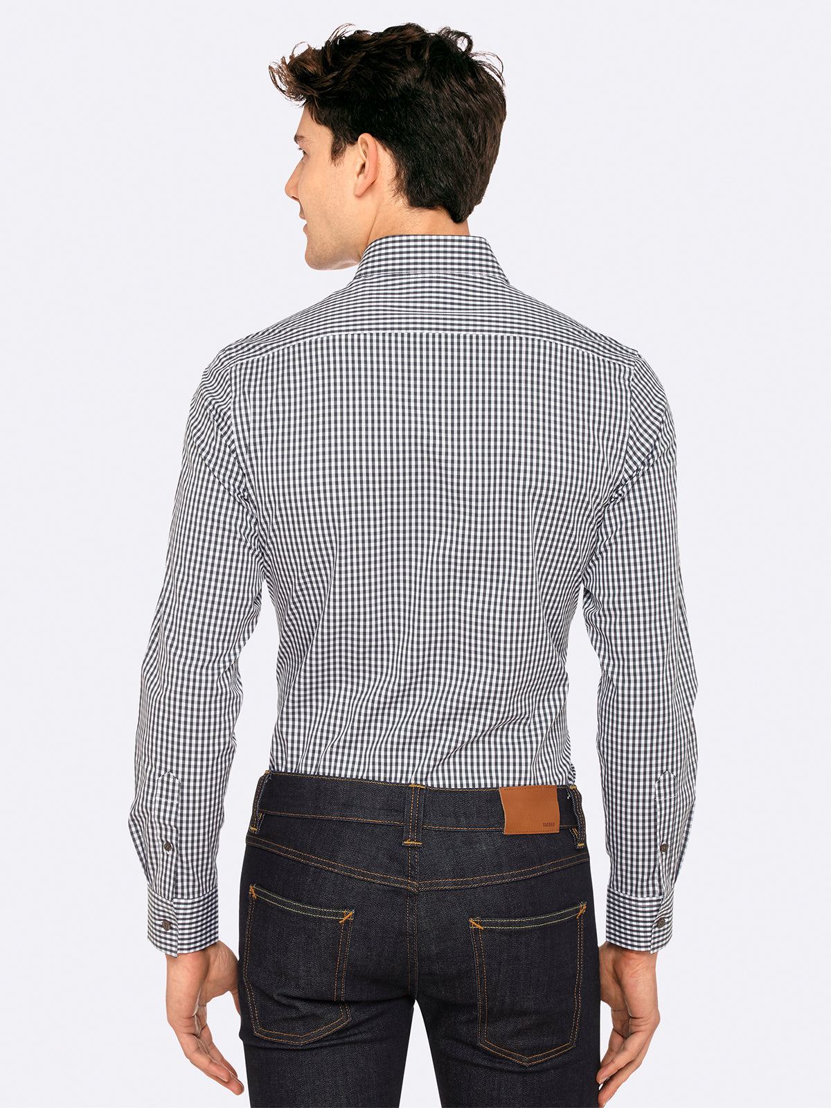 STRATTON CHECKED SHIRT CHARCOALX