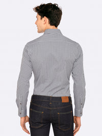 STRATTON CHECKED SHIRT CHARCOALX