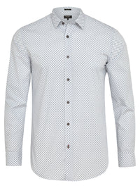 KENTON PRINTED SHIRT SILVER