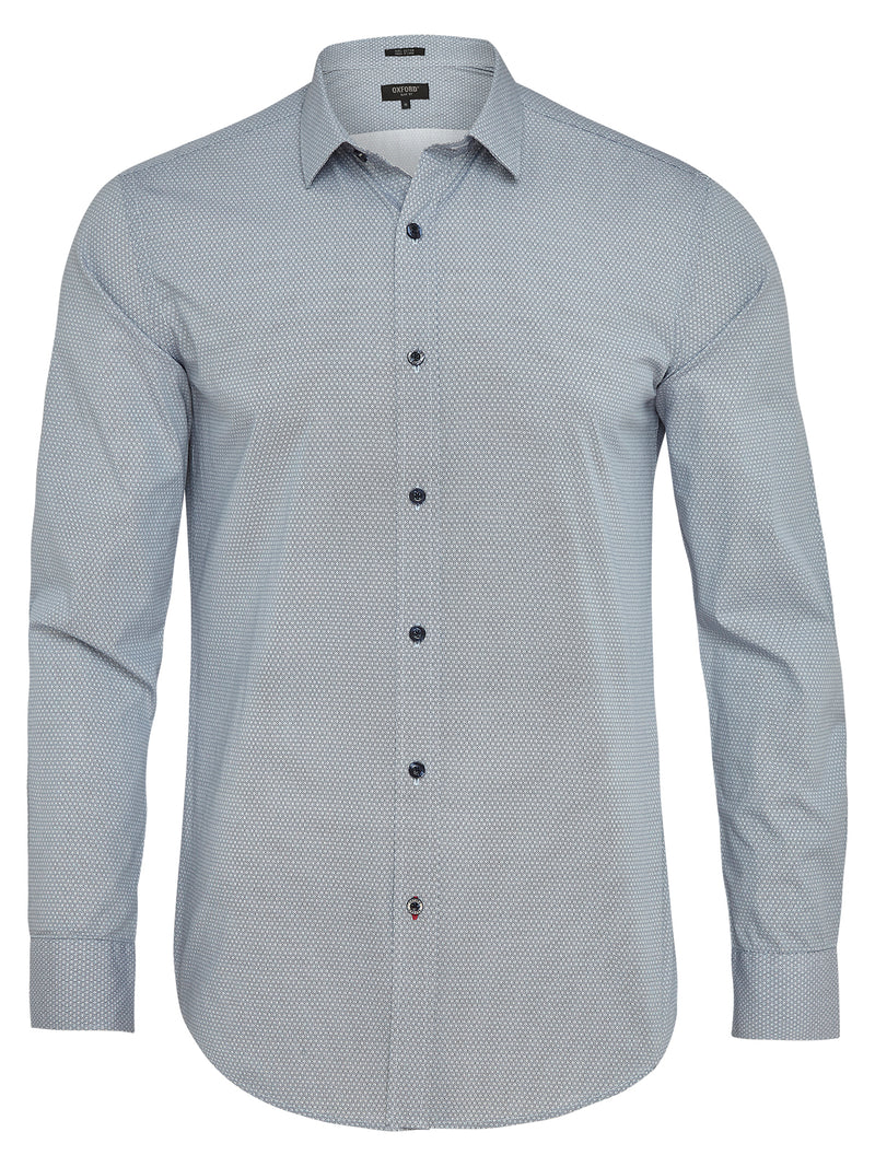 KENTON PRINTED SHIRT NAVY