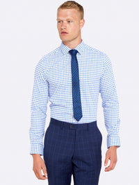 BECKTON CHECKED SHIRT MEGENTA