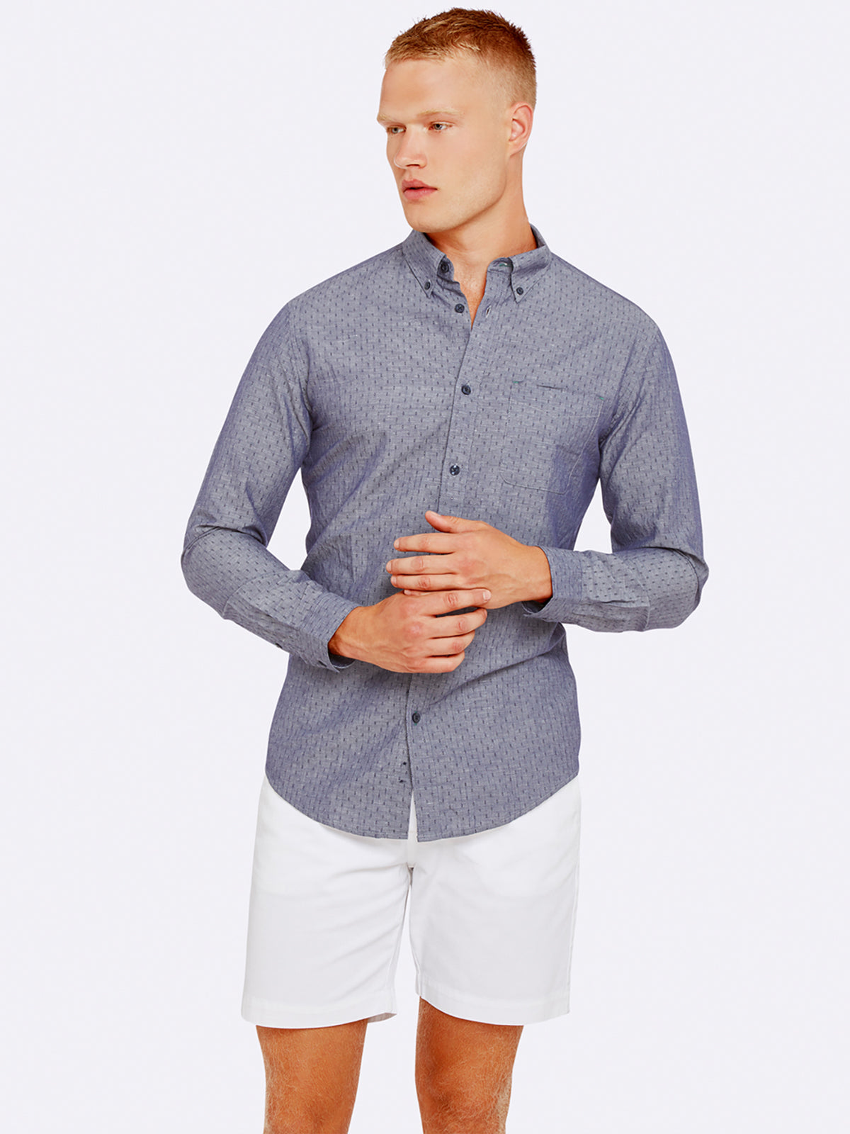 UXBRIDGE REGULAR FIT SHIRT INDIGO