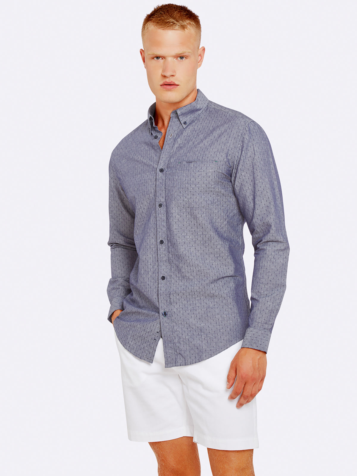 UXBRIDGE REGULAR FIT SHIRT INDIGO