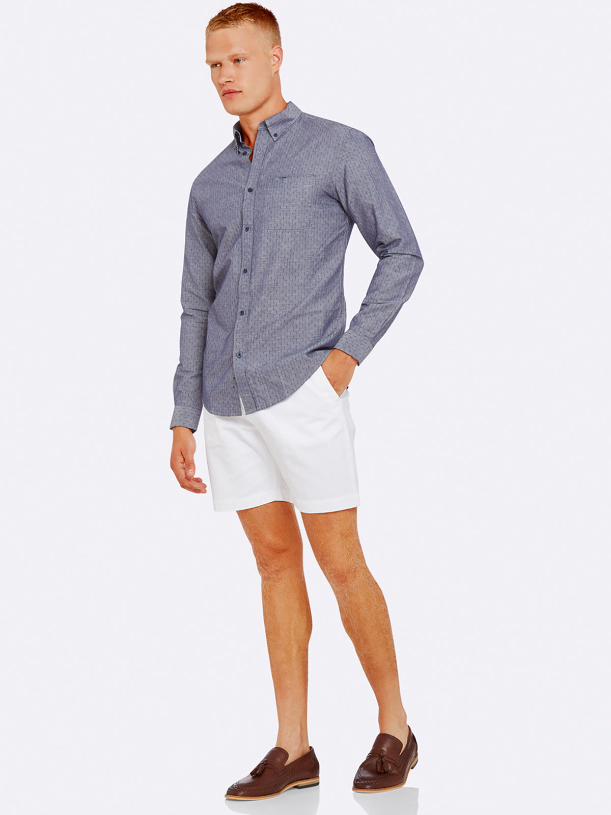 UXBRIDGE REGULAR FIT SHIRT INDIGO